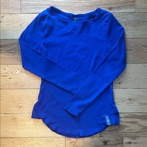 Royal Robbins Women’s Kickback Boat Neck Longsleeve Royal Blue